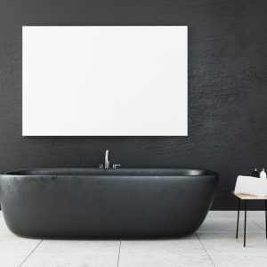 concrete bathtub