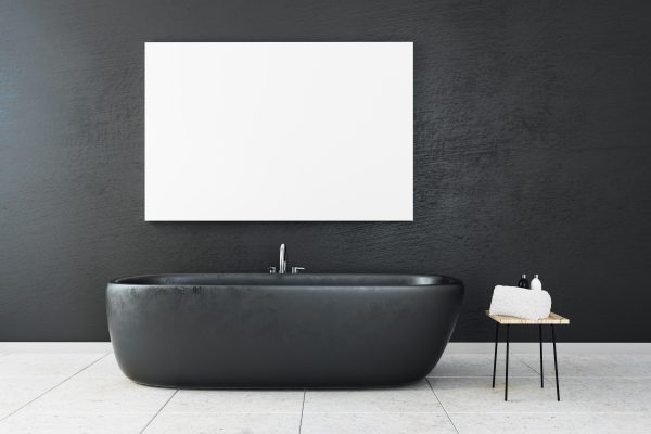 concrete bathtub